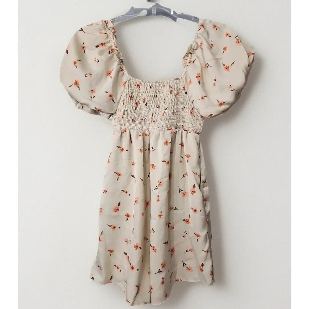 WEST‎ OF MELROSE  Ivory Floral Romper Playsuit Women's Size XS - Picture 2 of 16